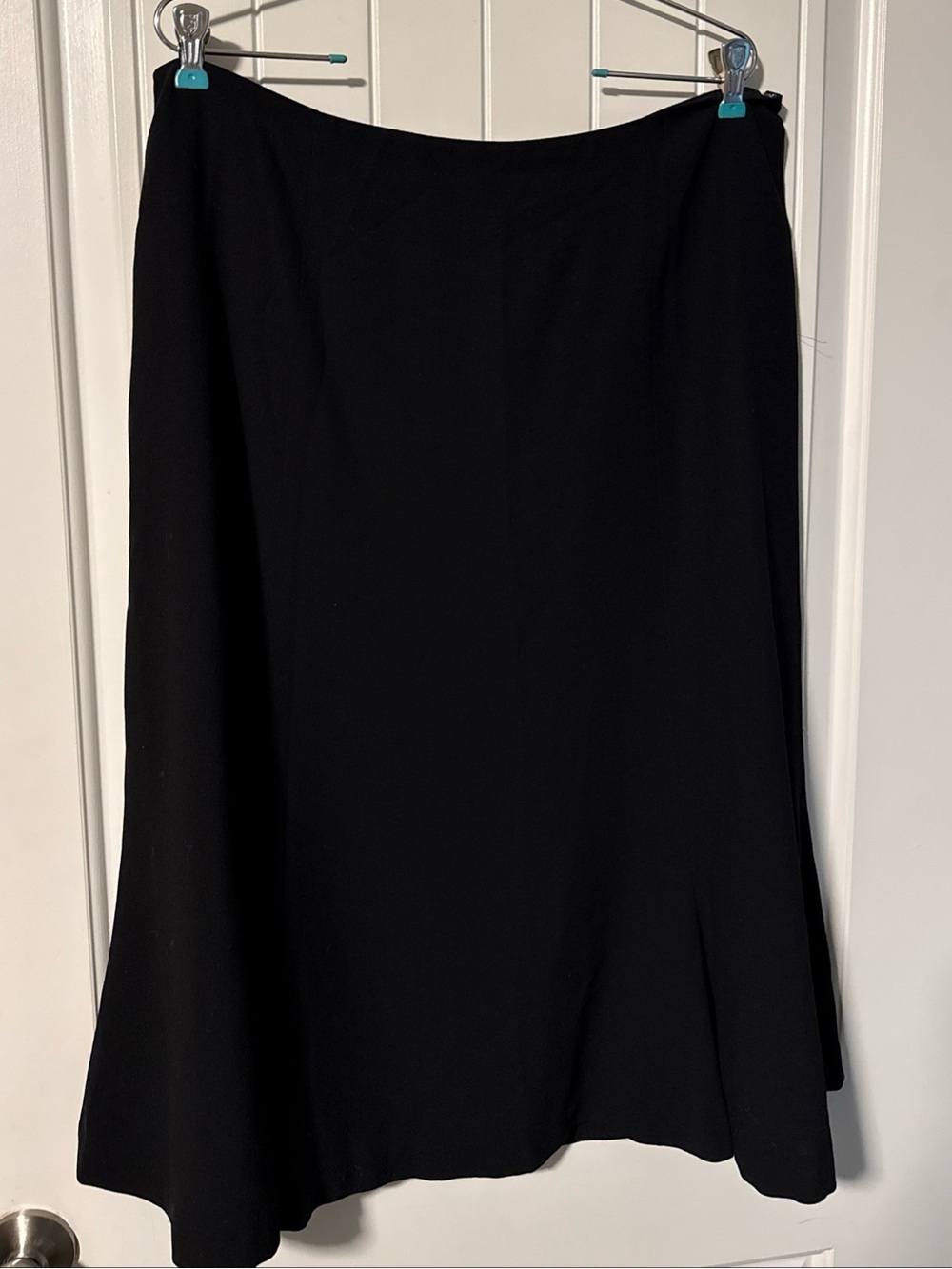 Lauren Ralph Lauren 100% Wool Black A-Line Skirt women’s Sz 16 Career Work